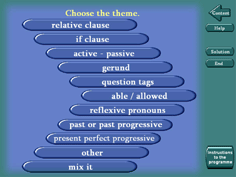 Lernprogramm Englisch 7. Klasse