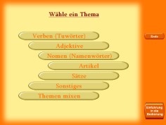 Lernprogramm Deutsch Grammatik